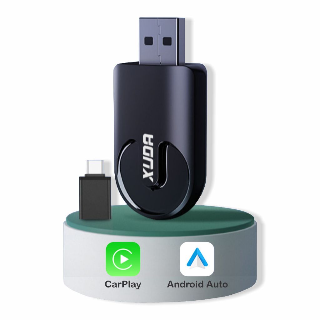 Adaptador Carplay e Android Auto XUDA Original Sem Fio Wireless Usb, Bluetooth 5.0 Premium