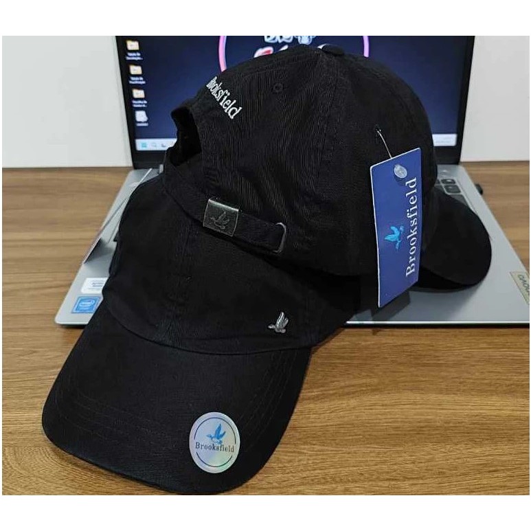 Boné Masculino Brooksfield Liso Aba Curva Fitão Alta Qualidade em Oferta na Shopee