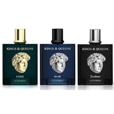 Perfume Árabe Amaran King & Queens  100ml | EXCELLENCE | ETHOS | BLUE | Importado Original