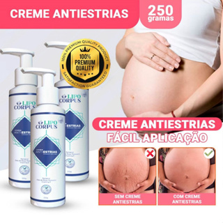 Creme AntiEstrias Remove Previne Estrias Gestante Ação Poderosa 250g - Lipo Corpus Produto Original em Oferta na Shopee