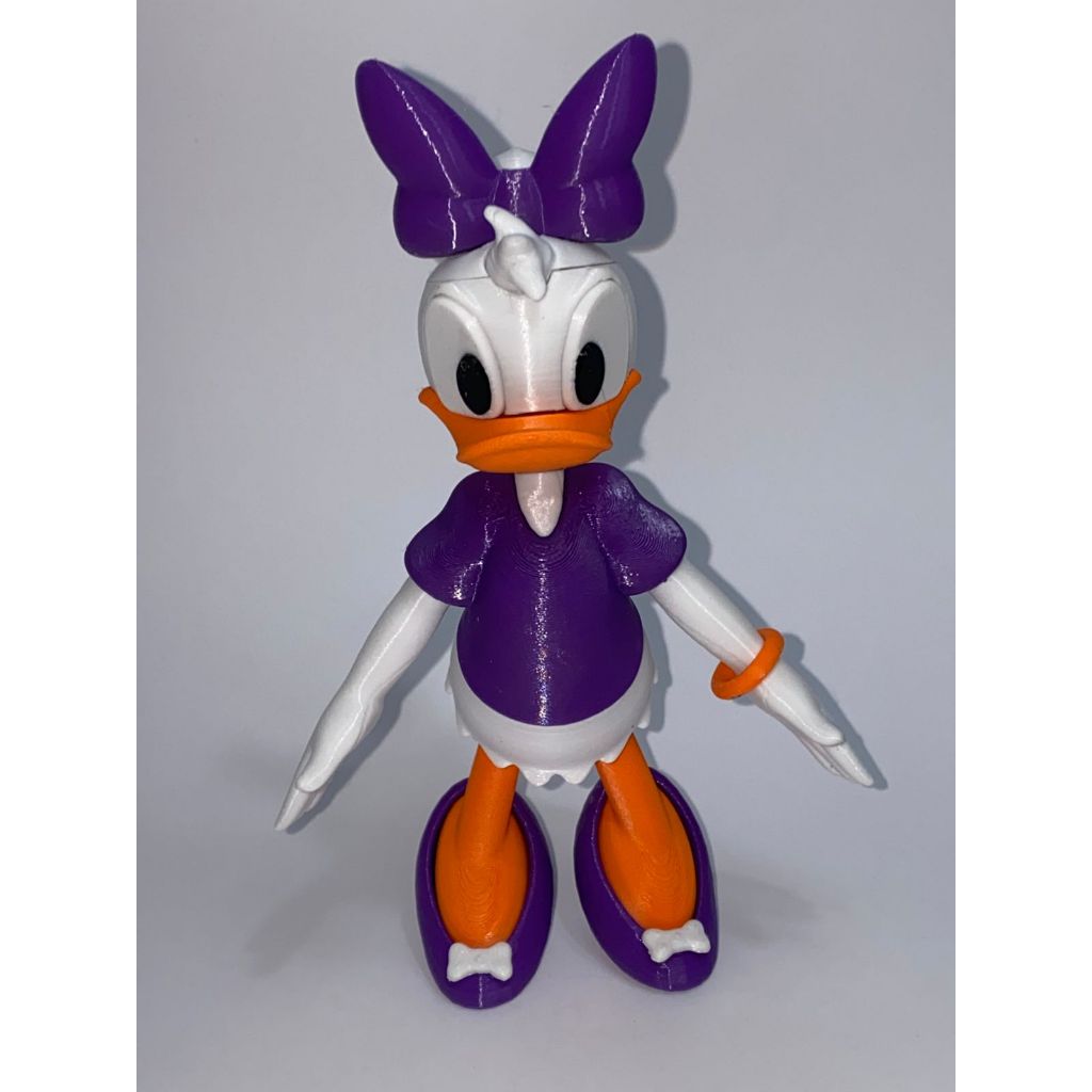 Boneco Margarida Daisy Duck 15CM Colecionável Disney Figura Personagem Geek Decoração