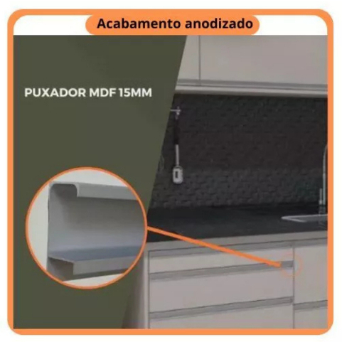 Puxador Perfil Alumínio 18mm: Onde Comprar | BuscaProdutos