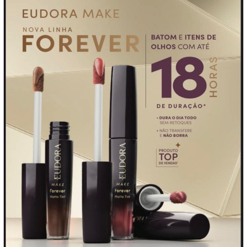 Eudora Make Forever Matte Tint 4ml Lançamento Bruna Marquezini