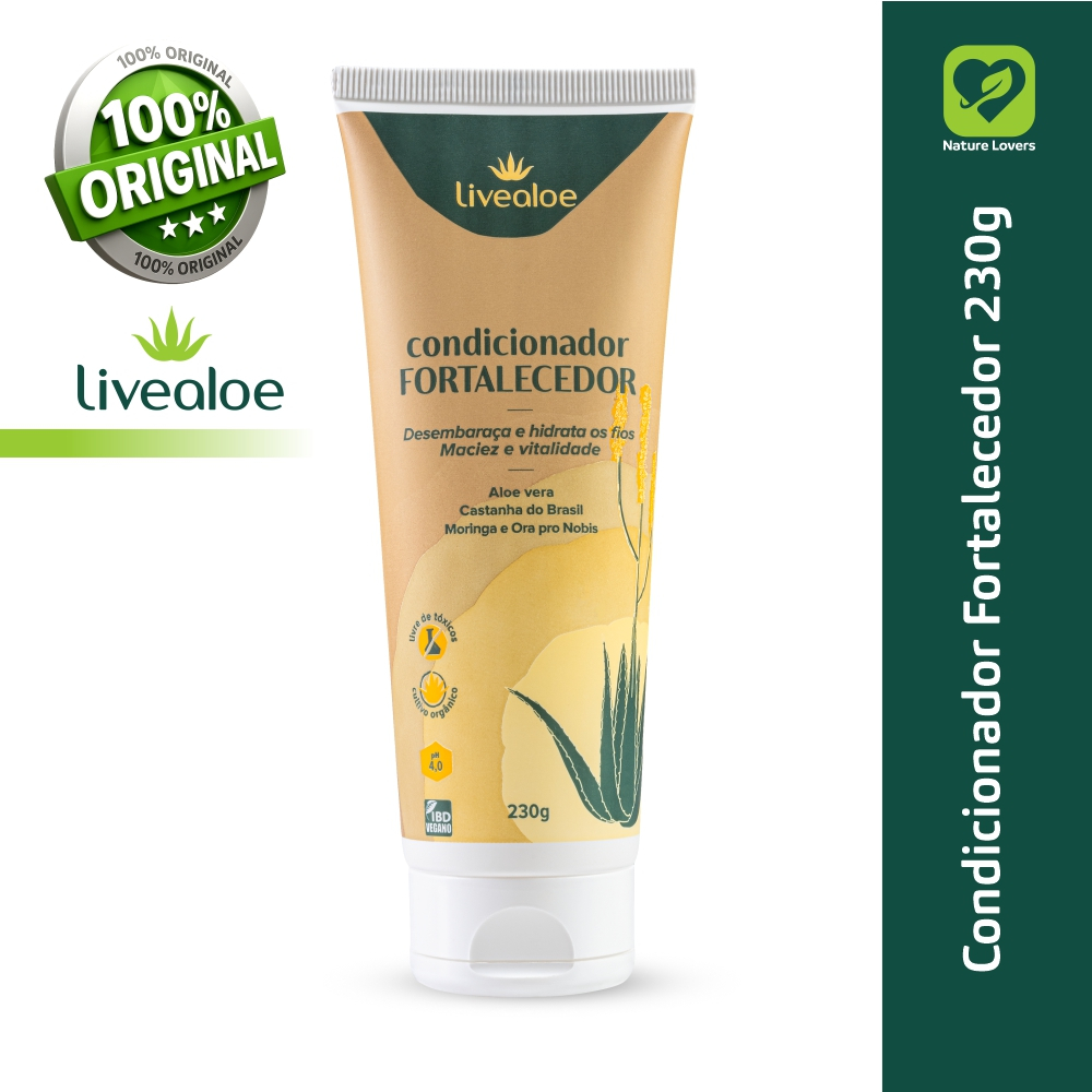 Condicionador FORTALECEDOR 230g Livealoe Aloe vera