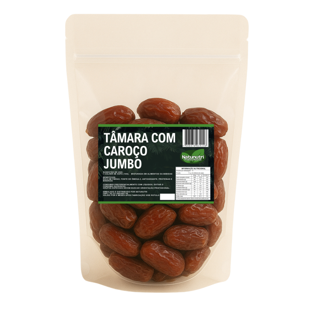 Tamara com caroço jumbo 1kg - Natunutri