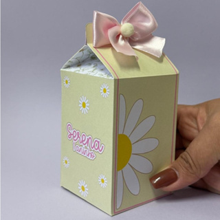 Pegue e Monte - Caixa Milk Margarida - lembrancinha - aniversário em Oferta na Shopee