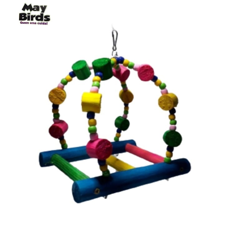 Balanço Escada para Calopsita e outros Pássaros em Oferta na Shopee