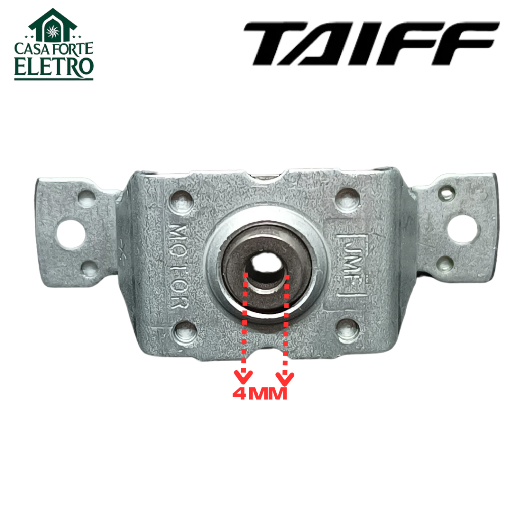 Suporte Mancal Original 4mm p/ Secador Taiff Titanium e Outros - Parte Superior em Oferta na Shopee