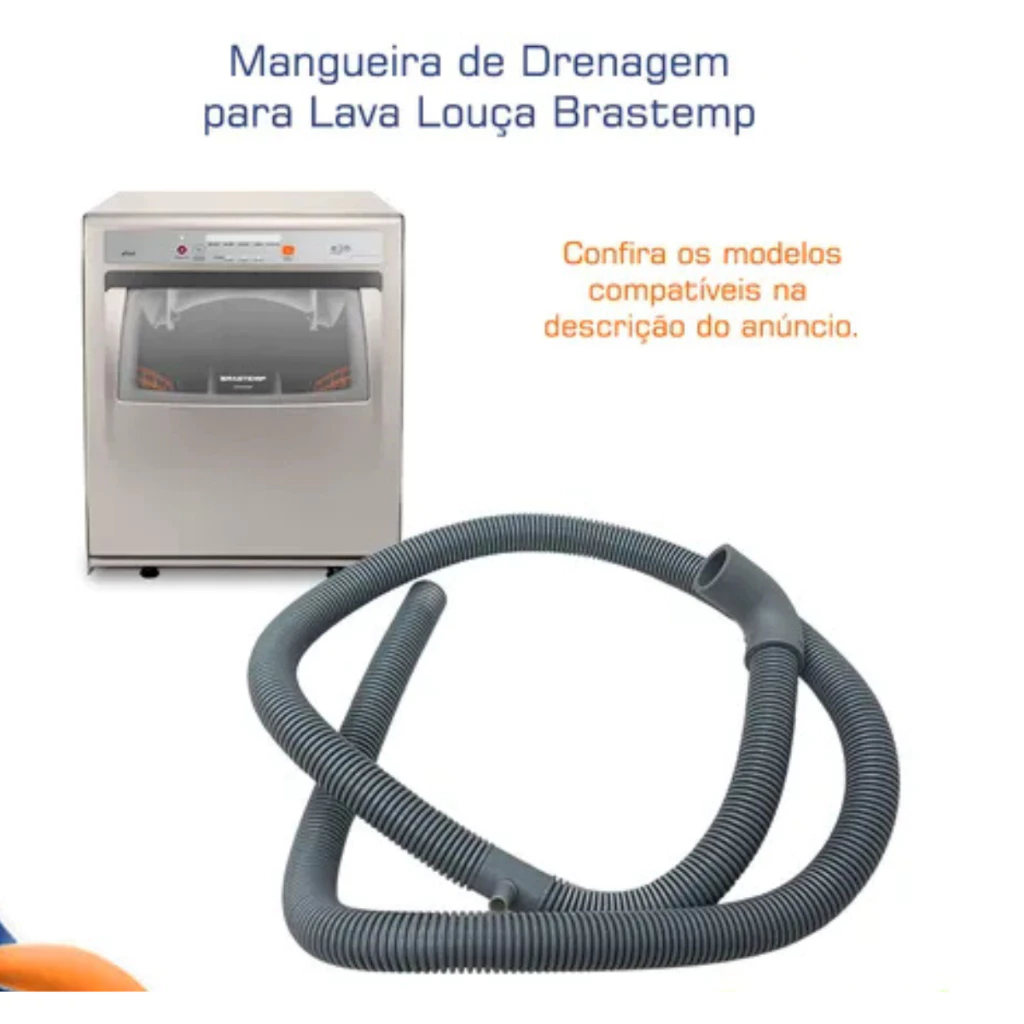 Mangueira Drenagem Lava Louças Brastemp Blf06 Blf08 Original