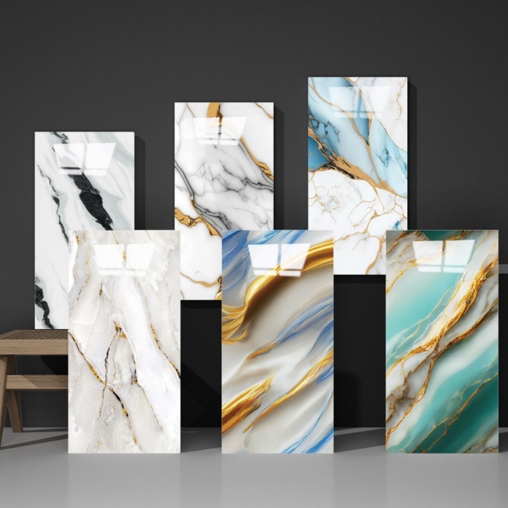 10/20/40/60PCS Placas Adesivas Mármore Parede Autocolante 3D Porcelanato 30 cm x 60 cm