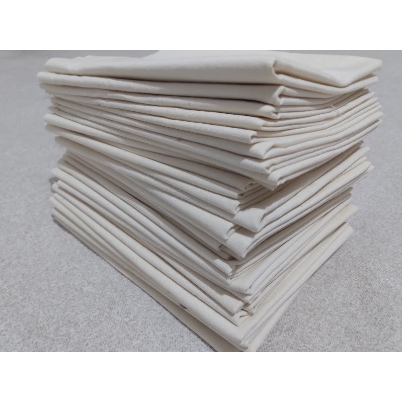 1 KG  tecido 100% algodão cru em retalhos a partir de 50 cm x 1.40 m  gramatura a partir 140 gr p/ artesanatos e forro