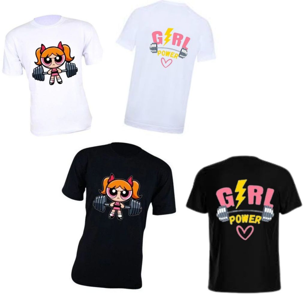 Camiseta Super Poderosa Florzinha Power Girl – Energia e Estilo em Uma Só Peça