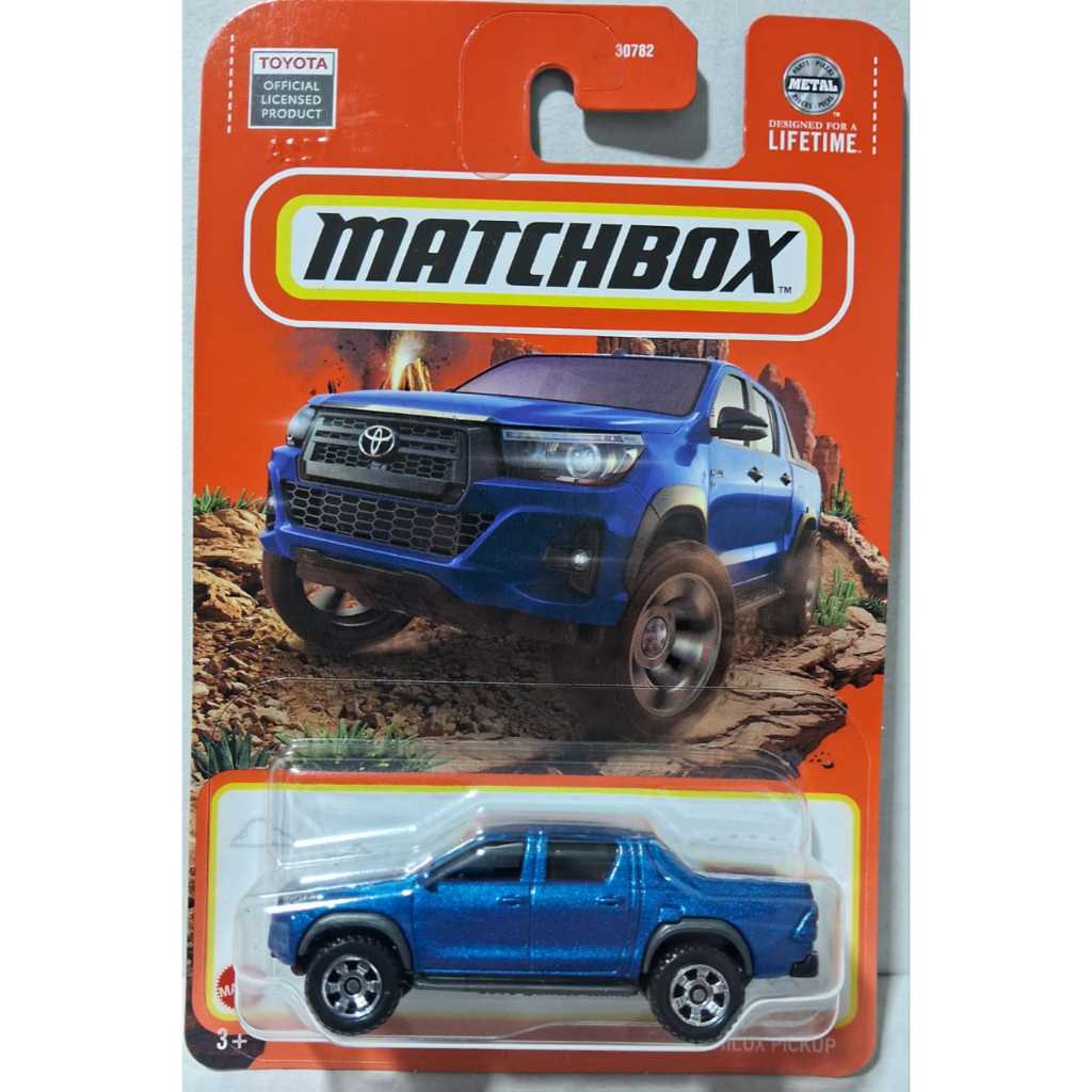 Matchbox 2018 Toyota Hilux Pickup azul