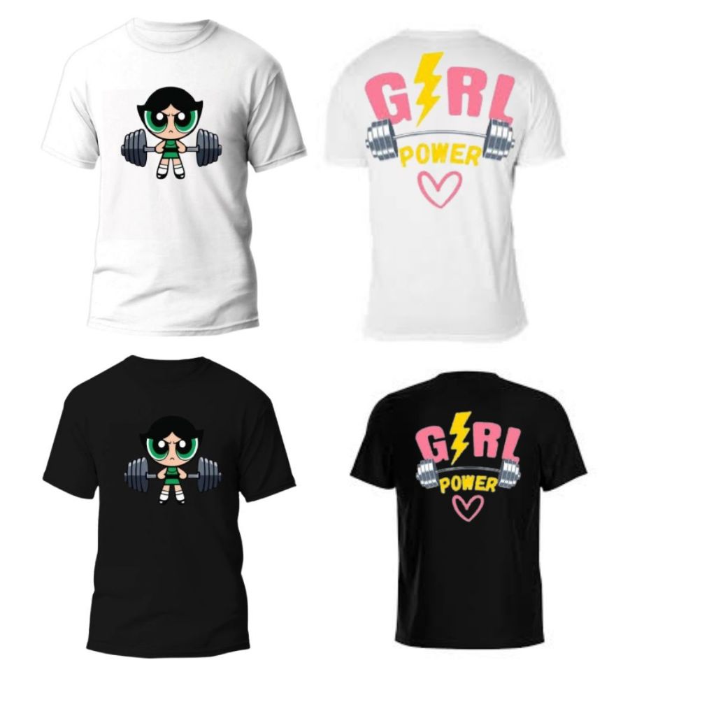 Camiseta Super Poderosa Docinho Power Girl – Energia e Estilo em Uma Só Peça