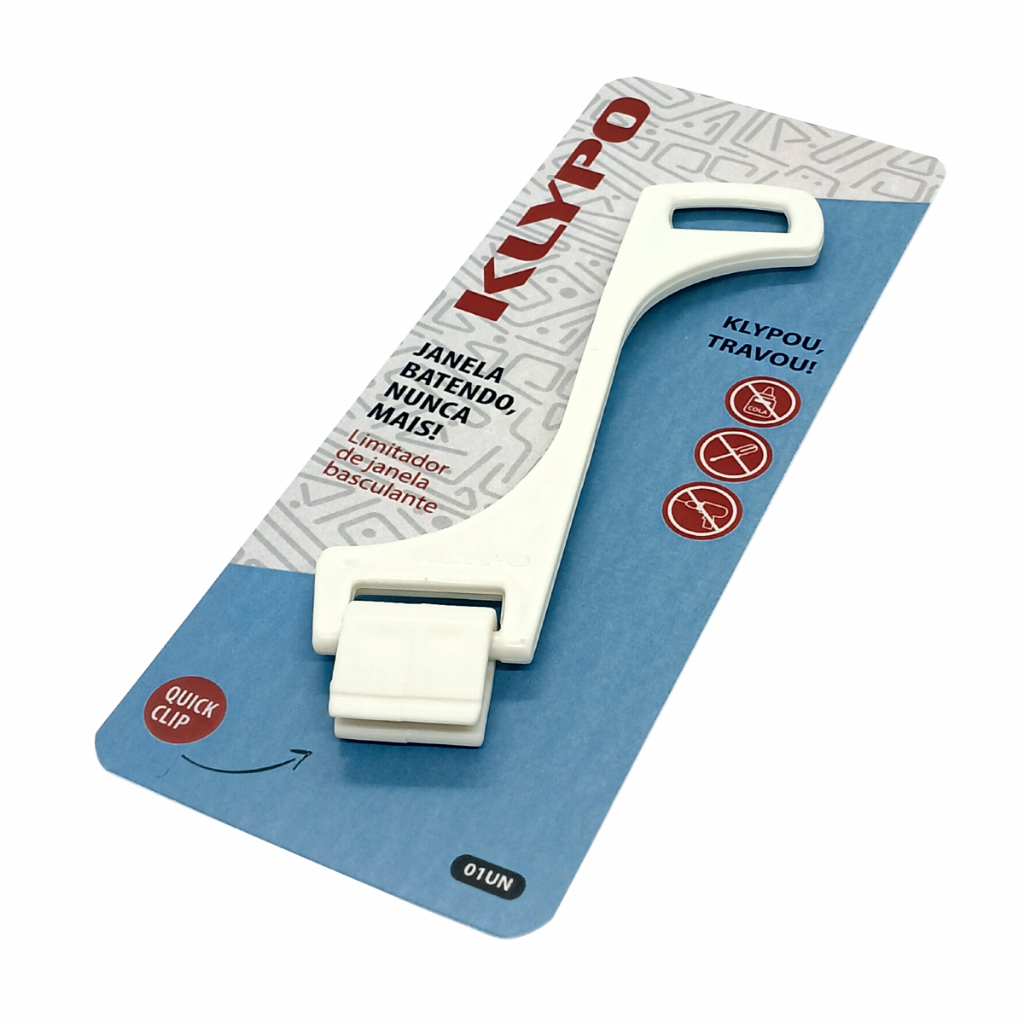 NOVO KLYPO Limitador da Abertura de Janelas Basculantes 13 cm