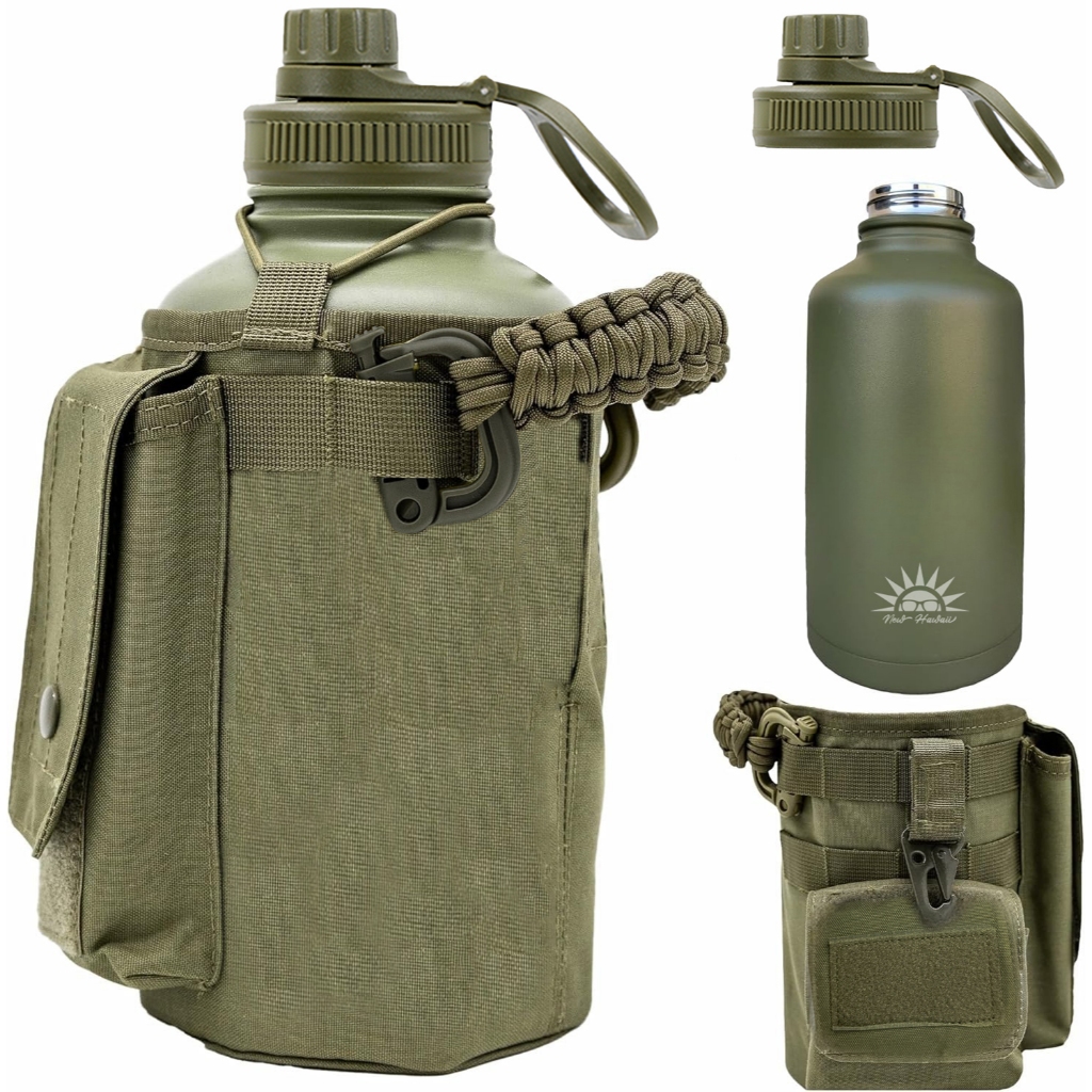 Garrafa Térmica Aço Inoxidável 1900ml Capacidade Com Bolsa de Armazenamento em Oferta na Shopee