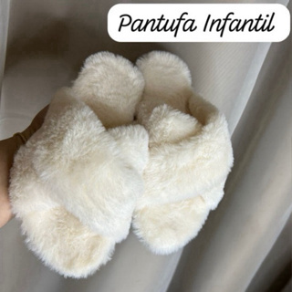 Pantufa Infantil Chinelo Pelúcia Daminha Inverno em Oferta na Shopee