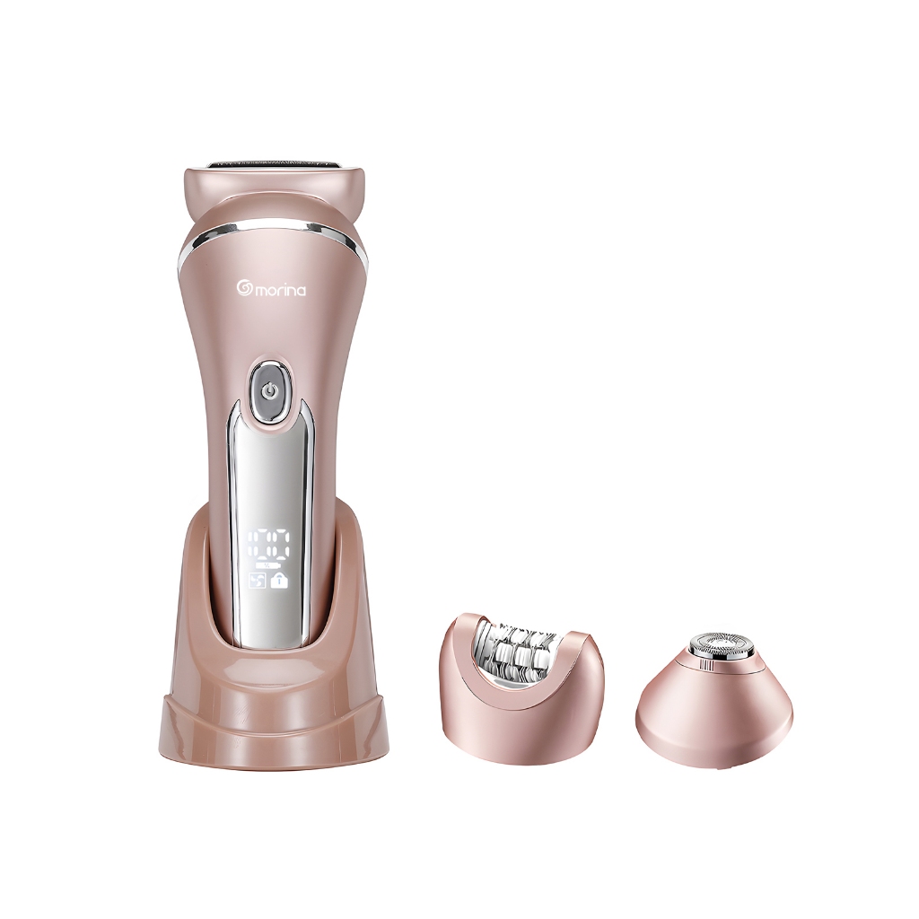 MORINA Depilador Aqua Deluxe Multifuncional 3-in-1 Bivolt à Prova D'água em Oferta na Shopee
