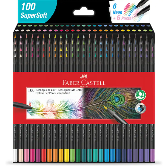 Lápis de Cor EcoLápis SuperSoft Faber-Castell