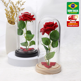 Enfeite Rosa Encantada Luminária LED A Bela e a Fera Pequeno Príncipe Presente Decoração em Oferta na Shopee