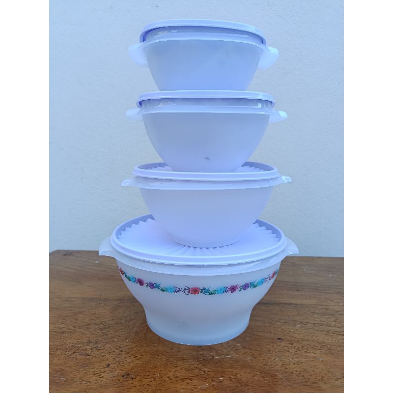 Tigelas Sensação primavera, kit com 4 tigelas e tampas - Tupperware