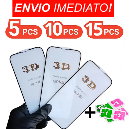 Kit 5/10/15 Pcs Película De Vidro Temperado 3D 9H Para Samsung A01 A11 A21 A21S A31 A41 A51 A71 A50 A20 A12 A30 A10 A20