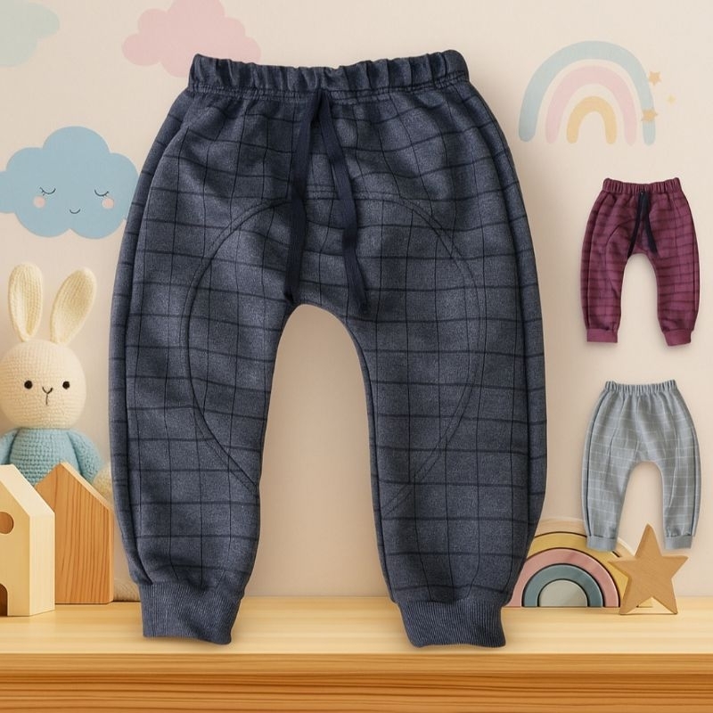 Calça Moletinho Bebê Infantil Menino Saruel estiloso Com Punho Tamanho 1, 2 e 3 em Oferta na Shopee