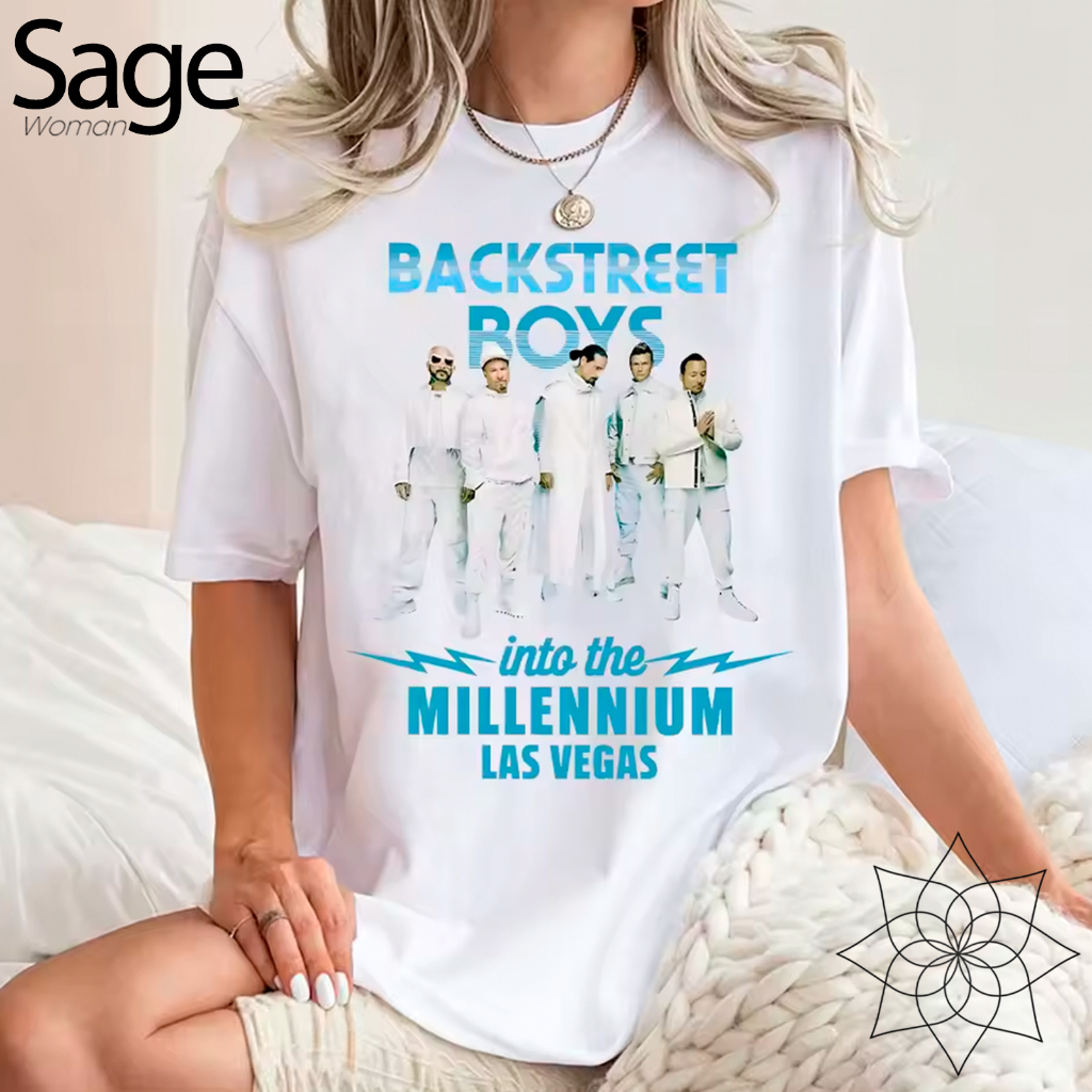 Camiseta Feminina Algodao Backstreet Boys Into The Millennium Las Vegas World Tour Show Boy Band