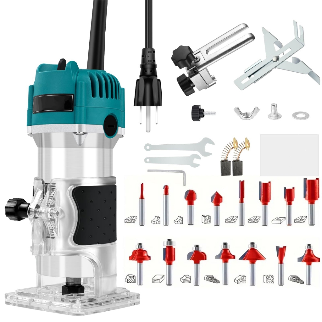 220V Tupia Laminadora Manual Profissional Com Kit 15 Fresa E Maleta