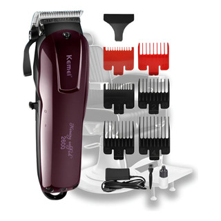 Máquina De Kemei Km-2600 Máquina De Cortar Cabelo Elétrico 9w Potente Recarregável 2000mah