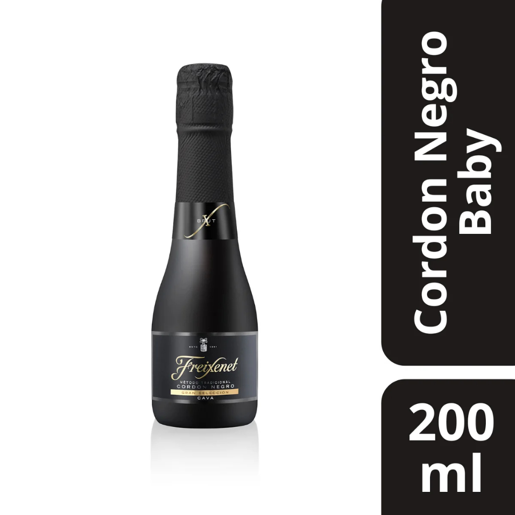 Mini Espumante Cava Freixenet Cordon Negro Brut 200ML Baby
