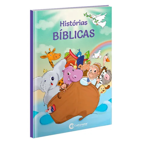 Livro Infantil Histórias Bíblicas Ilustrado | A Arca de Noé e o Nascimento de Jesus