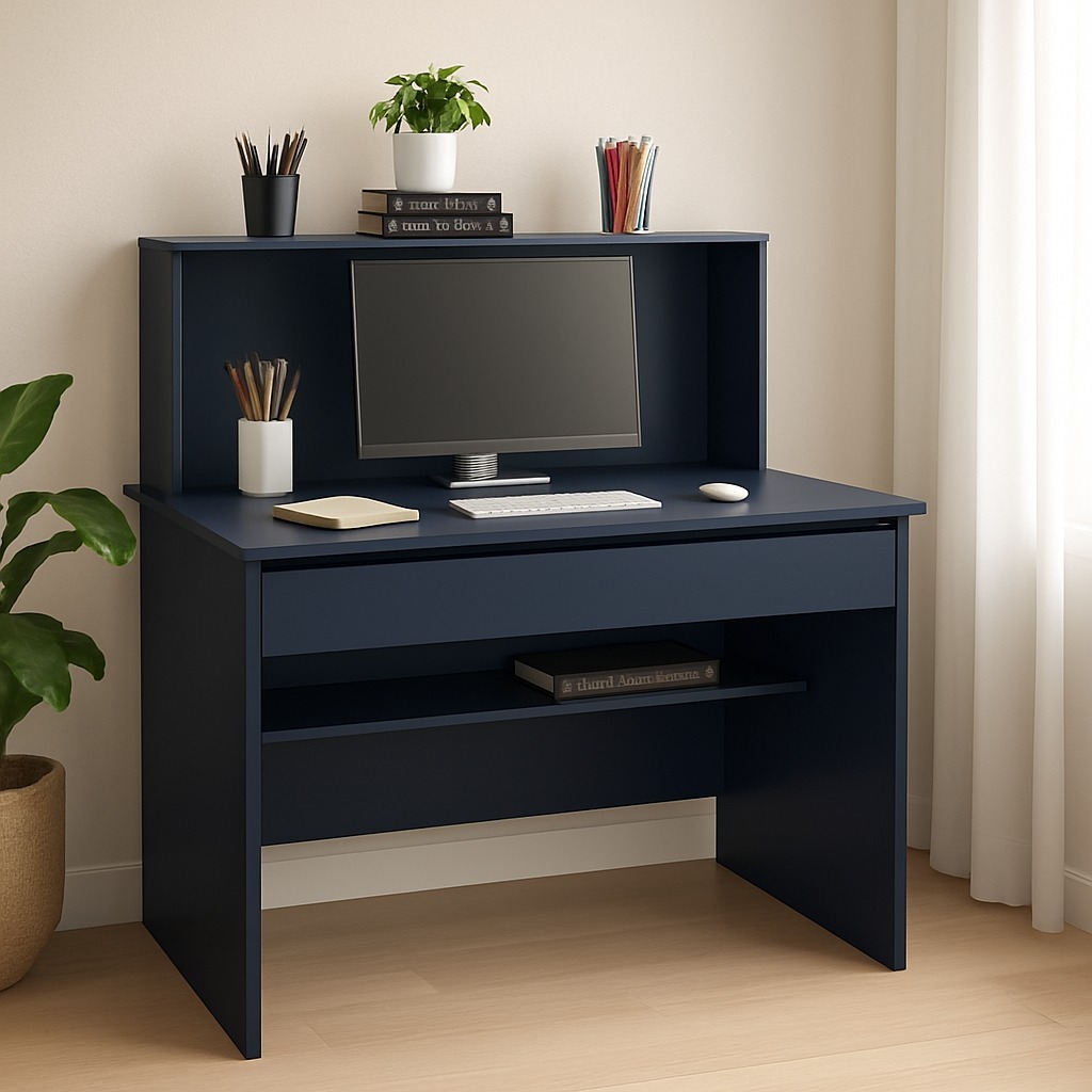 Mesa Escrivaninha para Computador ou Notebook com Porta Livros