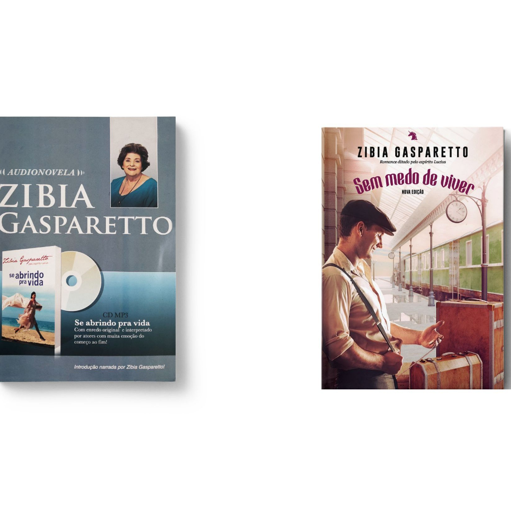 KIT livro Sem medo de viver + Audionovela Se abrindo pra vida | Zibia Gasparetto