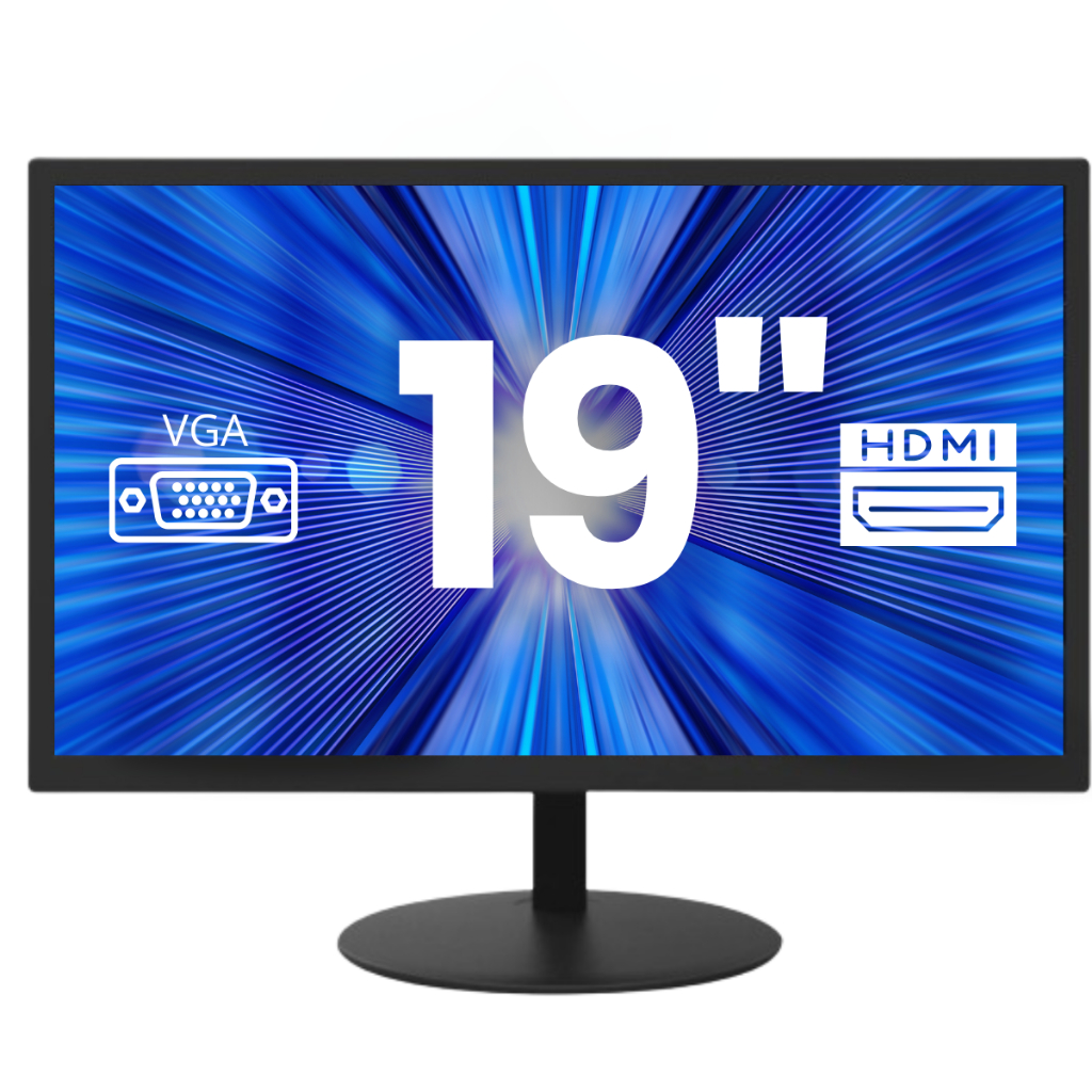 Monitor Led 19" Brazilpc Bpc-19we02-b Preto Widescreen