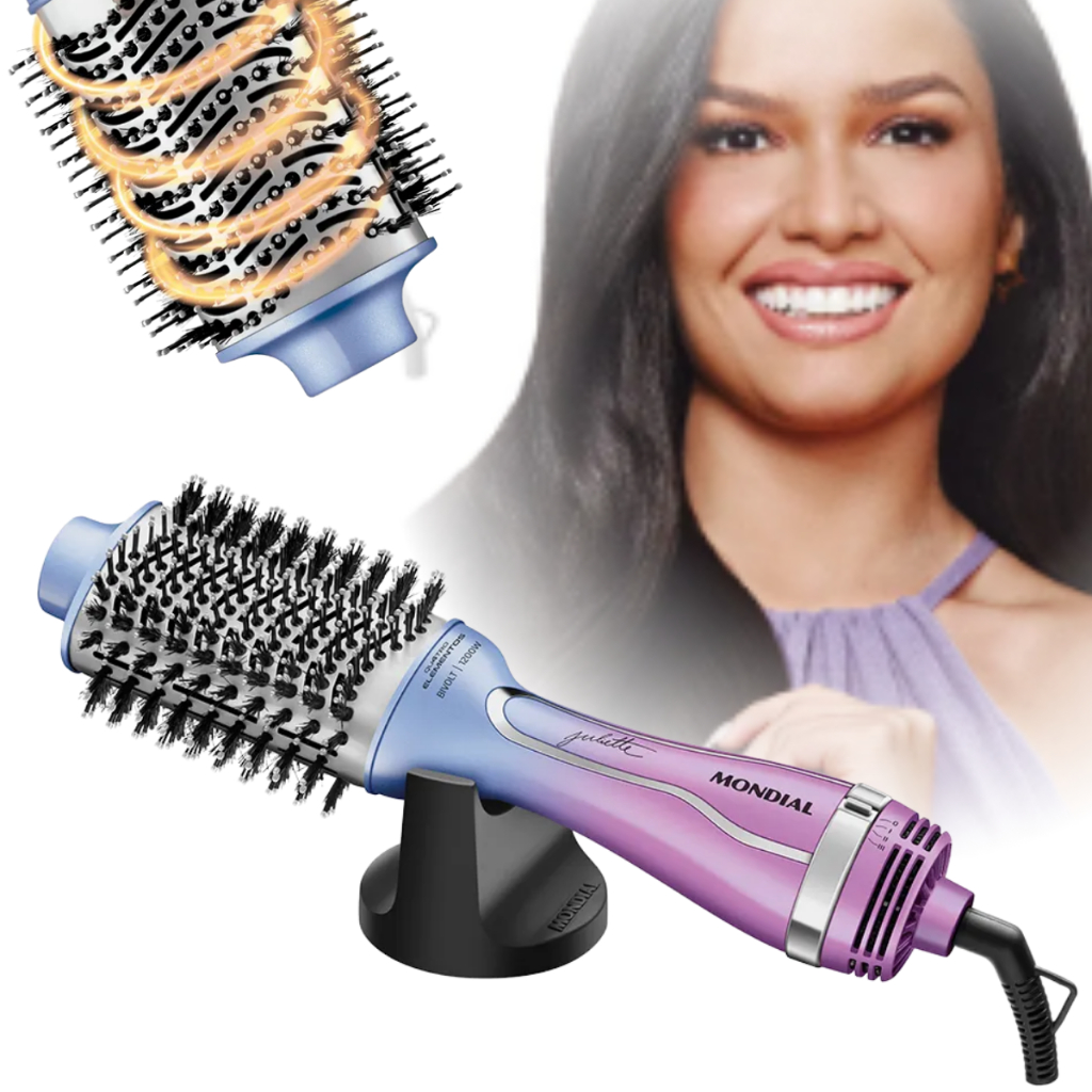 Escova Secadora By Juliette Mondial 1300W ES-JU-03 Ceramica