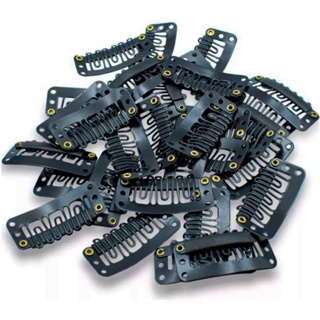 10 Presilhas Tic Tac Para Aplicaçao De Alongamento Aplique Mega Hair (Escolha a Cor Desejada) em Oferta na Shopee