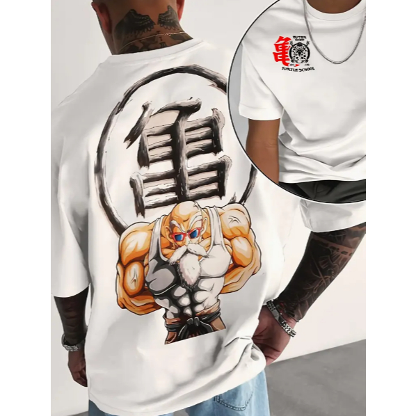 Camiseta Mestre Kame Bombado Dragon Ball Novo! em Oferta na Shopee