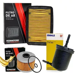 Kit de Filtros Cb 250f Twister 2016 A 2022 Filtros de Ar Óleo Combustivel