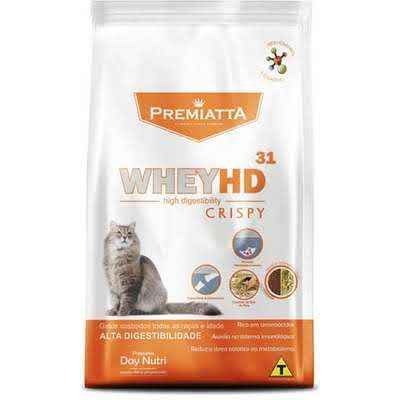 Ração 3kg Gatos Castrados Premiatta Whey Hd31 Crispy Higt Digestibility - Embalagem Facilitadora