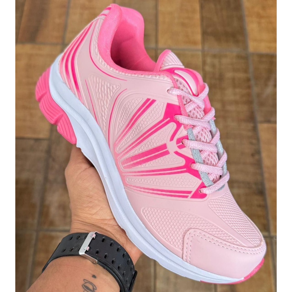 Tênis Feminino Esportivo Leve e mácio Academia Corrida promoção