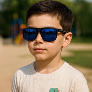Oculos de Sol Infantil Menino Masculino Preto ou Espelhado Promoção Tempo Limitado em Oferta na Shopee