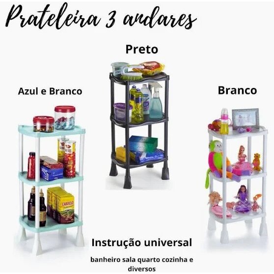 Prateleira Retangular Injeplastec - Comprar com Melhor Preço em Decoração