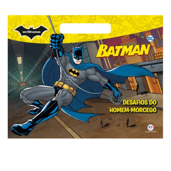 LIVRO MEGABLOCO BATMAN COM 100 ADESIVOS | CIRANDA CULTURAL