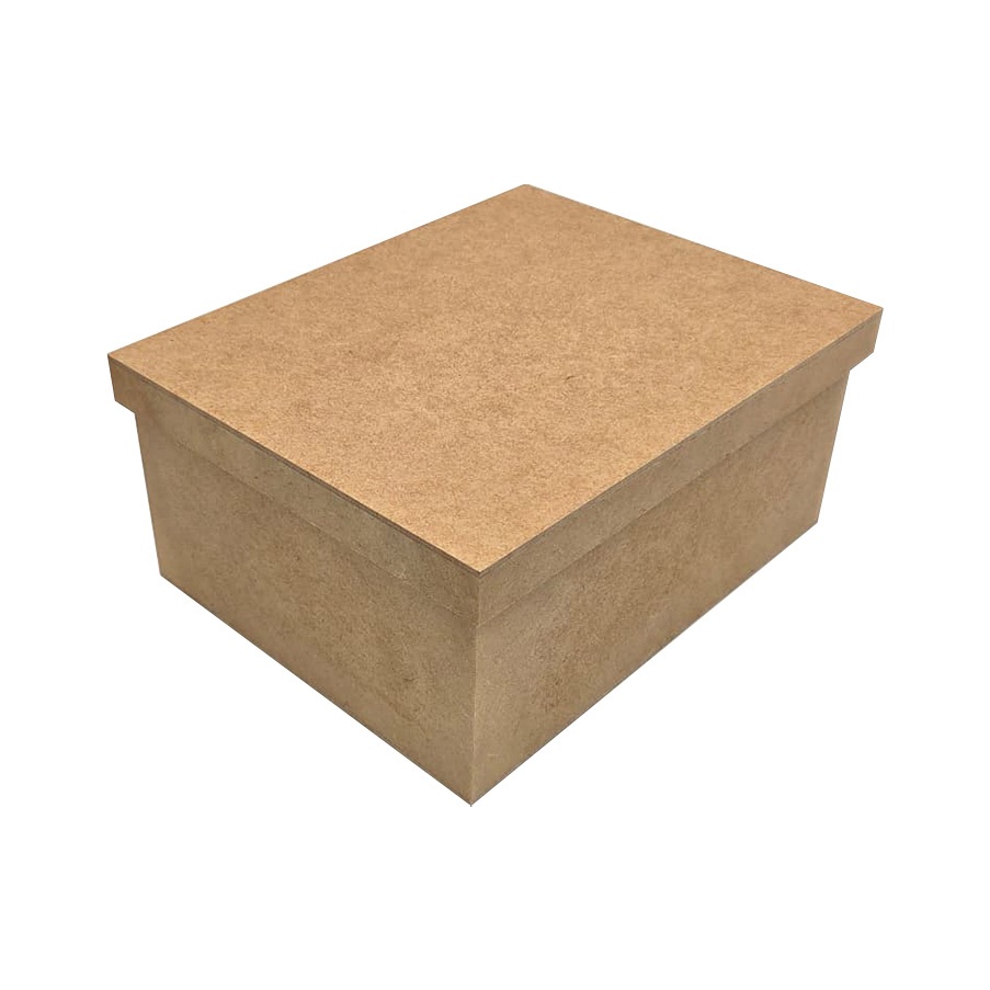 Caixa Com Tampa em MDF Cru 22,5x18x10 Para Mini Espumante Chandon Baby