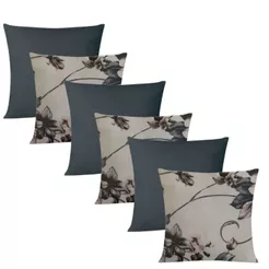 Kit 6 Almofadas Cheias Decorativas 48x48cm Quarto Sala Com Zíper Invísivel Variadas Estampas
