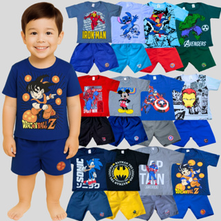 Kit Infantil Sortido 8  Peças De Roupas Menino Verão - Sendo 4 Camisetas + 4 Bermudas em Oferta na Shopee