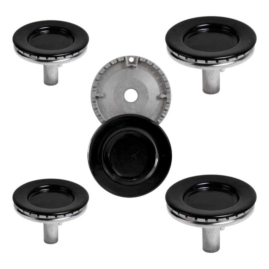 Kit Espalhador e Queimador Fogão Atlas Monaco Top Glass 5 Bocas em Oferta na Shopee