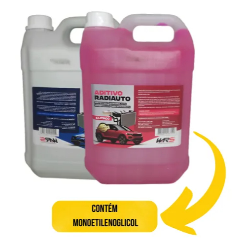 Kit Água Desmineralizada E Aditivo Anticorrosivo Radiauto Wrs 5l em Oferta na Shopee