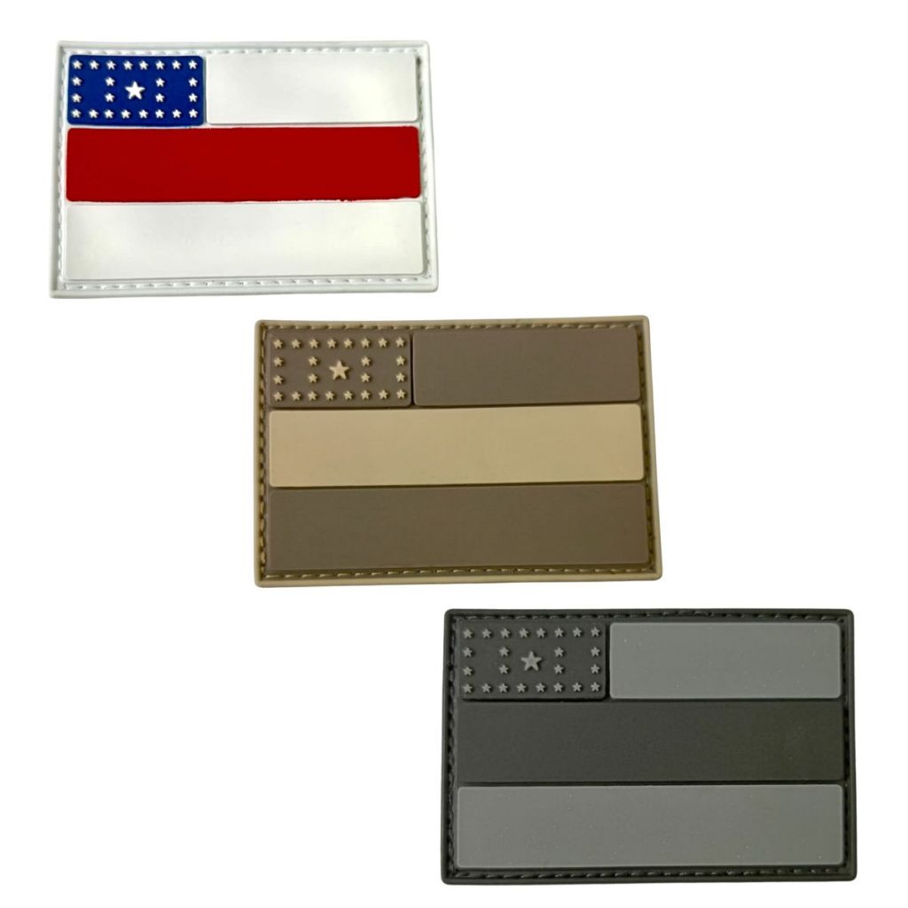 Patch Emblema Bandeira do Amazonas Emborrachado com Velcro Airsoft Paintball - Ponto Militar